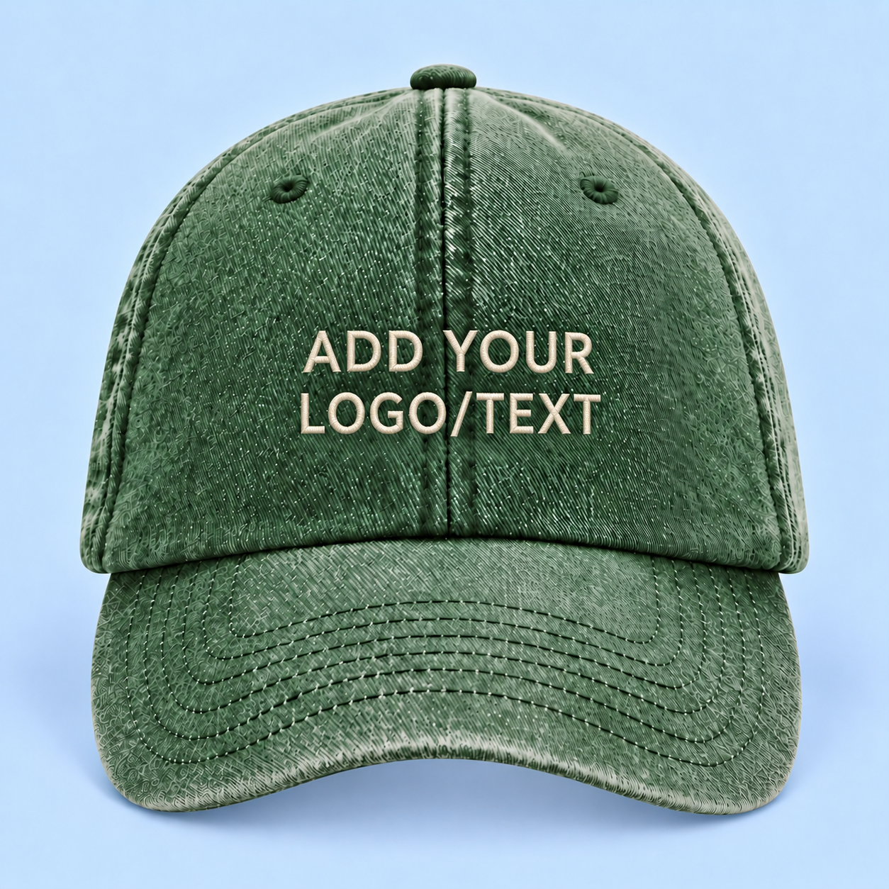 Custom Embroidered Low Profile Vintage Cap – Add Your Logo or Text