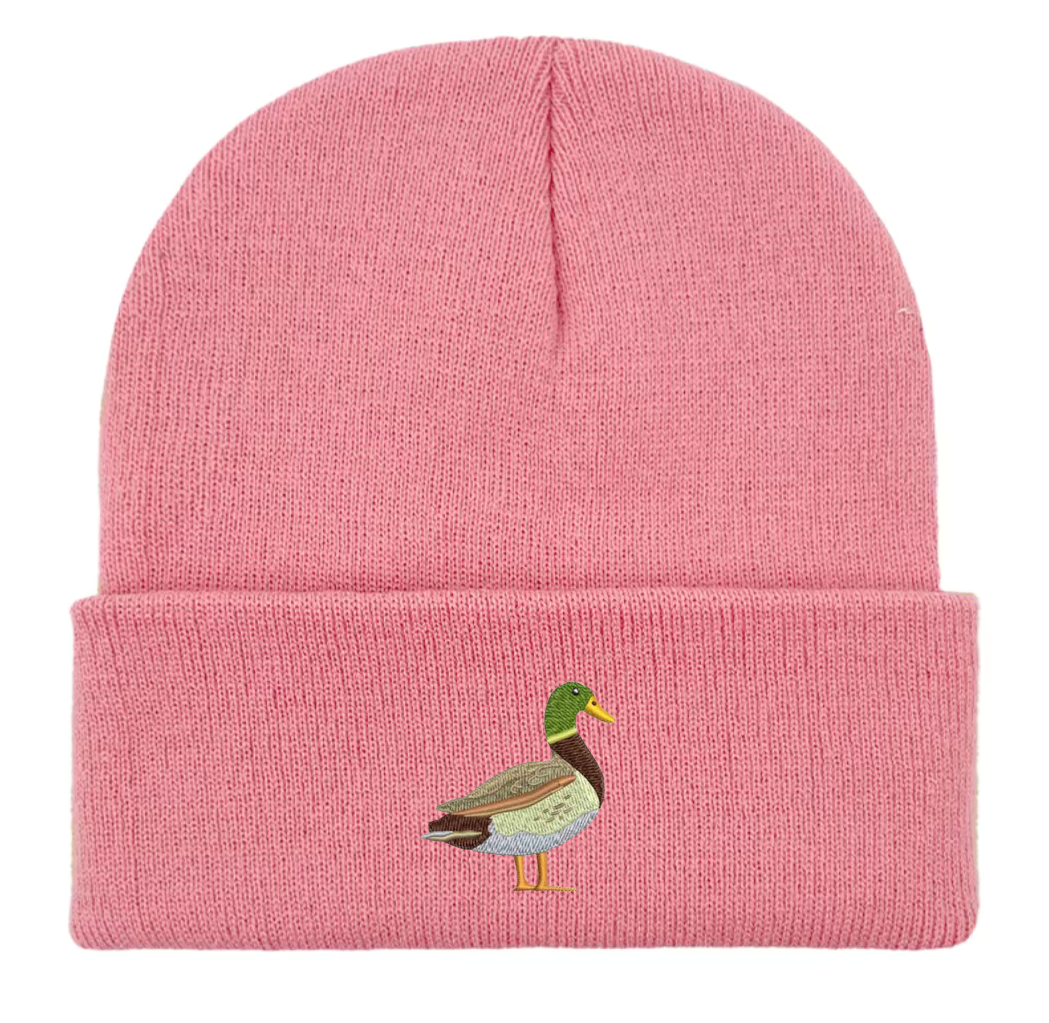 Duck Embroidered Beanie Hat