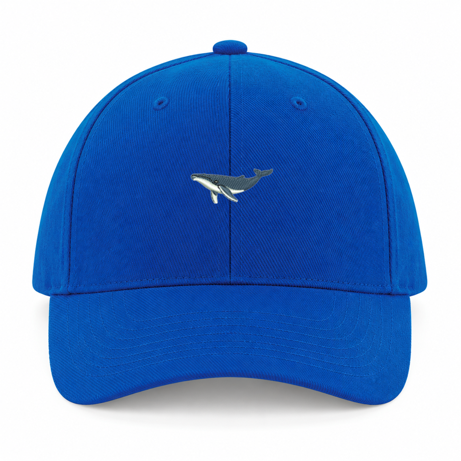 Blue Whale Embroidered Baseball Cap