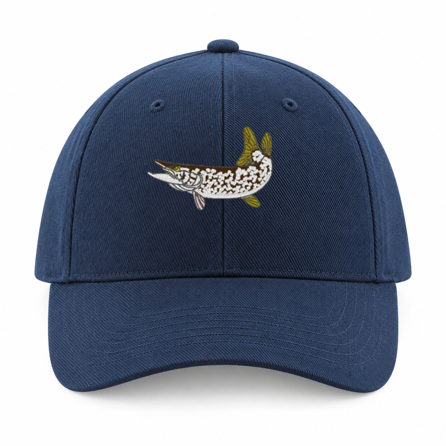 Pike Fish EmbroideredCap