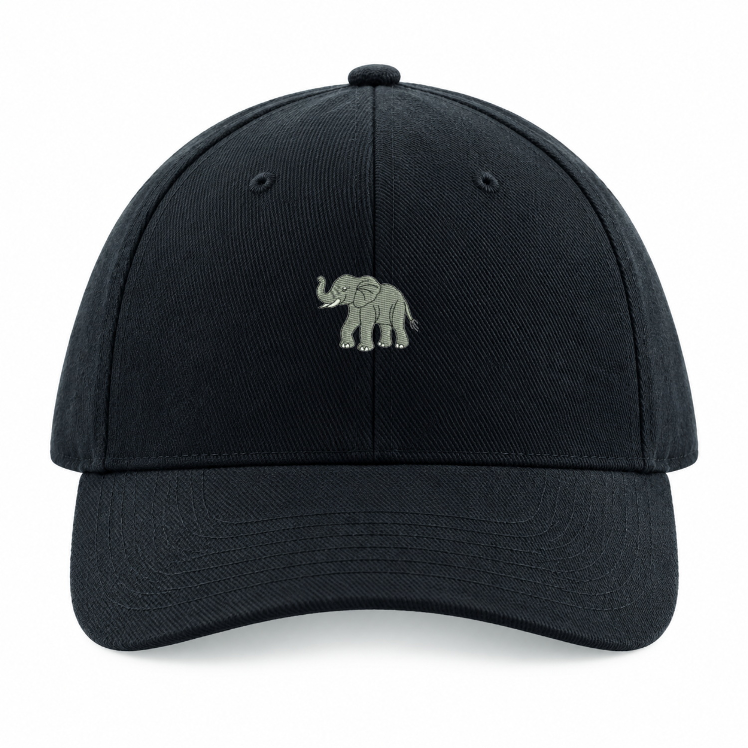 Elephant Embroidered Cap
