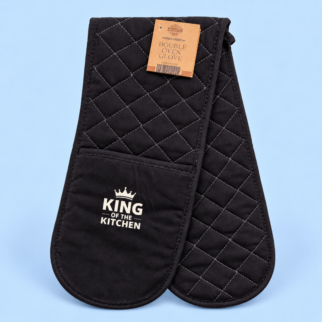 Personalised Embroidered Double Oven Glove