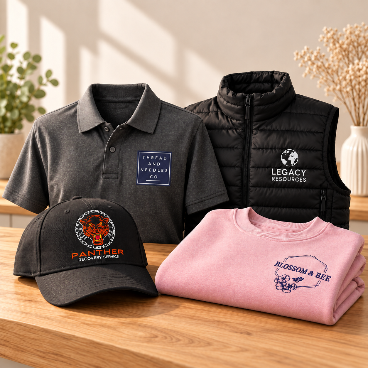 Branded workwear your team will actually want to wear.